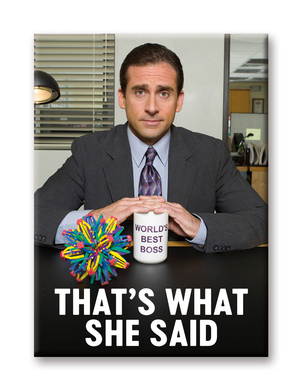 The Office - That's What She Said Flat Magnet (2.5" x 3.5") – 6 PC PPK