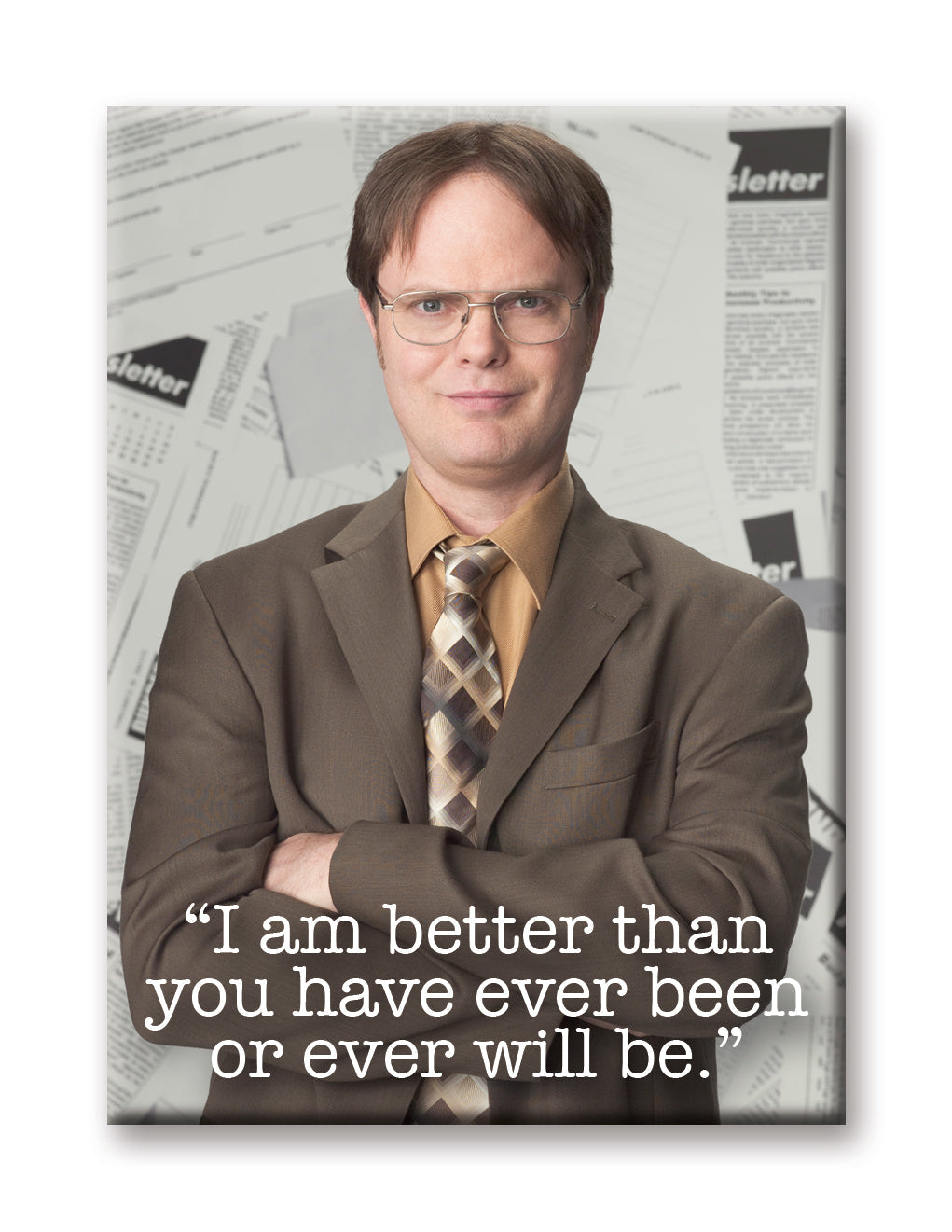 The Office - Better Than You Flat Magnet (2.5" x 3.5") – 6 PC PPK