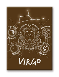 Thumbnail for Horoscope - Virgo Flat Magnet (2.5