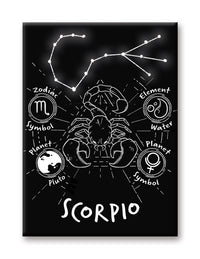 Thumbnail for Horoscope - Scorpio Flat Magnet (2.5
