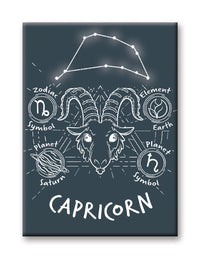 Thumbnail for Horoscope - Capricorn Flat Magnet (2.5