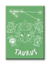Thumbnail for Horoscope - Taurus Flat Magnet (2.5