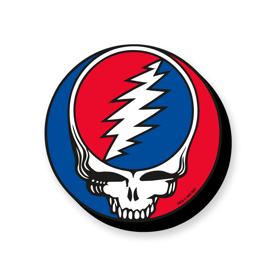 Grateful Dead Skull Funky Chunky Magnet – 3 PC PPK