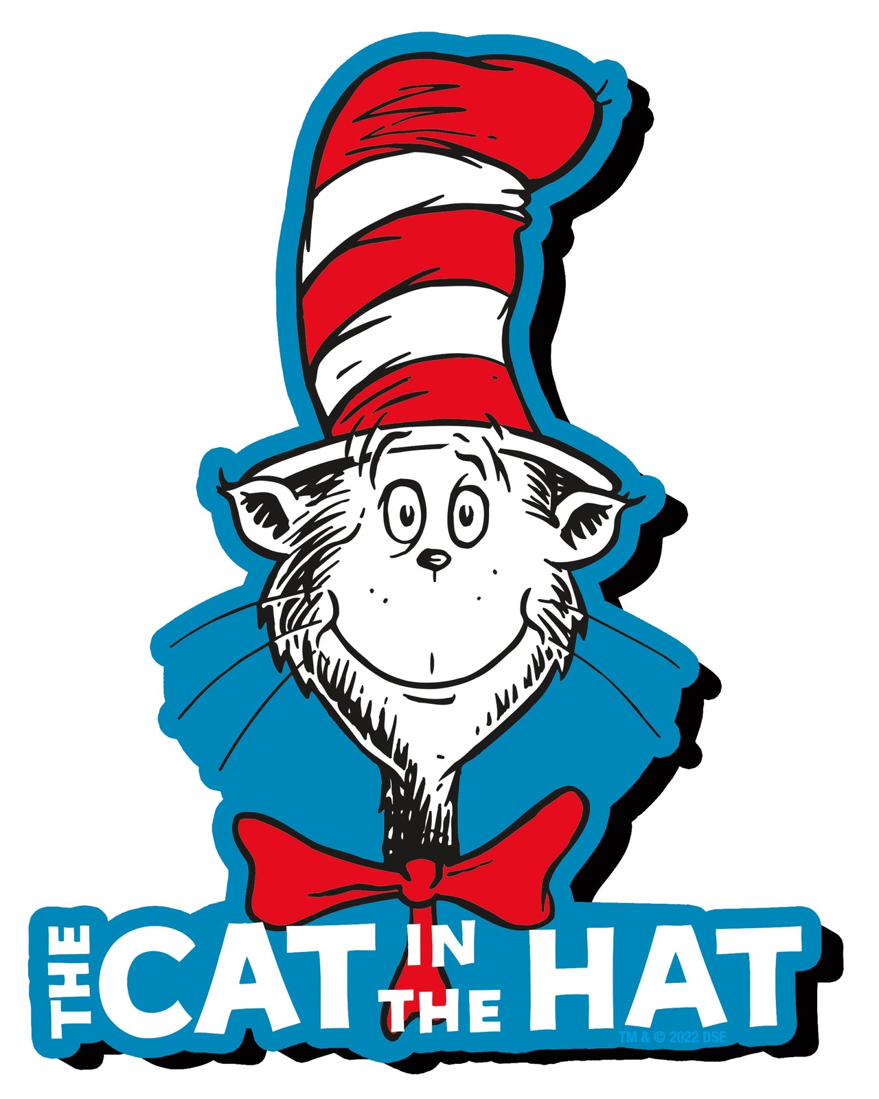 Cat in The Hat Face Funky Chunky Magnet – 3 PC PPK