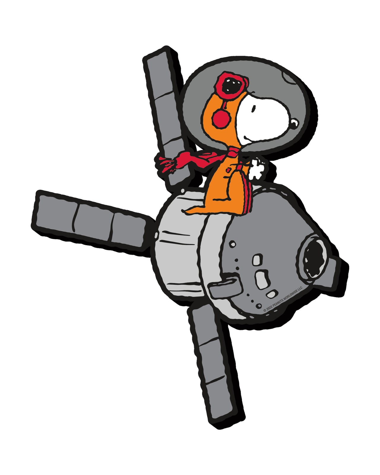 Peanuts Snoopy in Space Fly Funky Chunky Magnet – 3 PC PPK