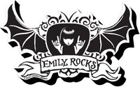 Thumbnail for Emily The Strange Emily Rocks Funky Chunky Magnet – 3 PC PPK