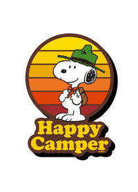 Thumbnail for Peanuts Happy Camper Funky Chunky Magnet – 3 PC PPK