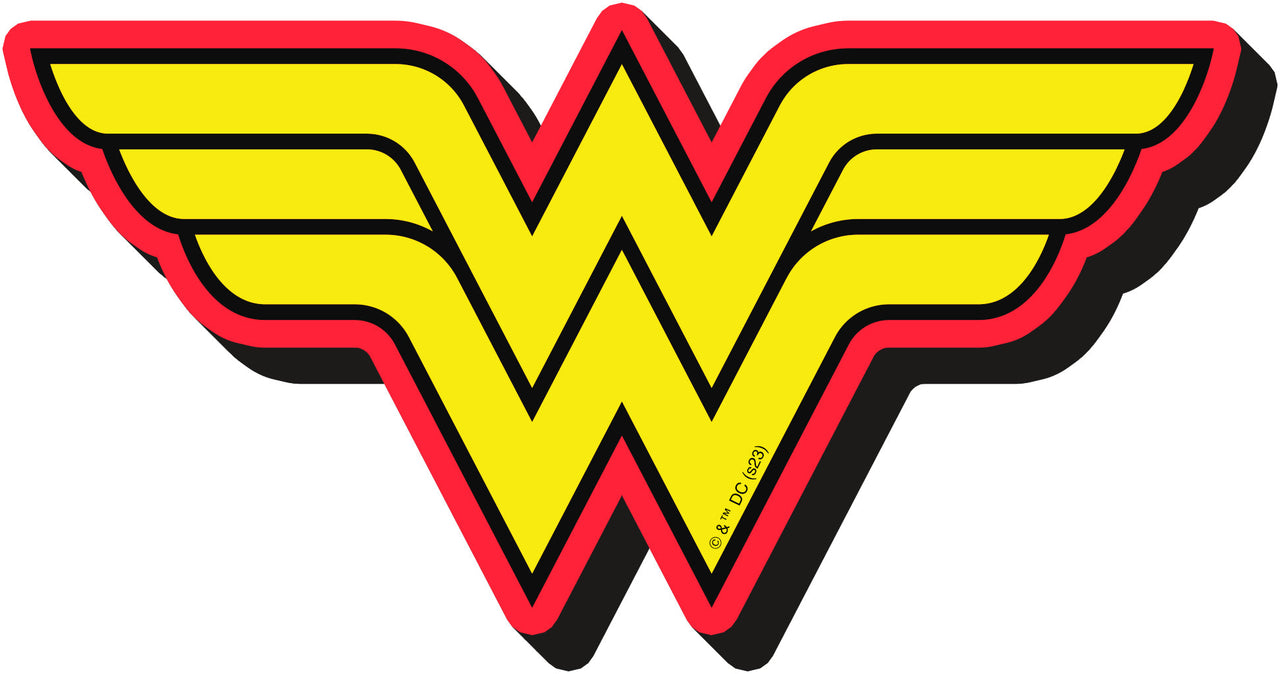 DC Comics Wonder Woman Logo Funky Chunky Magnet – 3 PC PPK