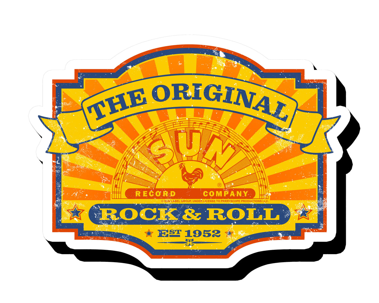 Sun Records Sign Funky Chunky Magnet – 3 PC PPK