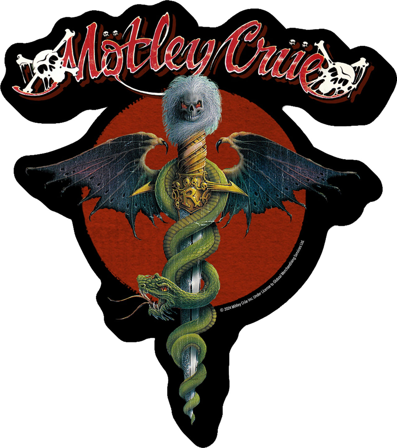 Motley Crue Dr. Feelgood Funky Chunky Magnet – 3 PC PPK