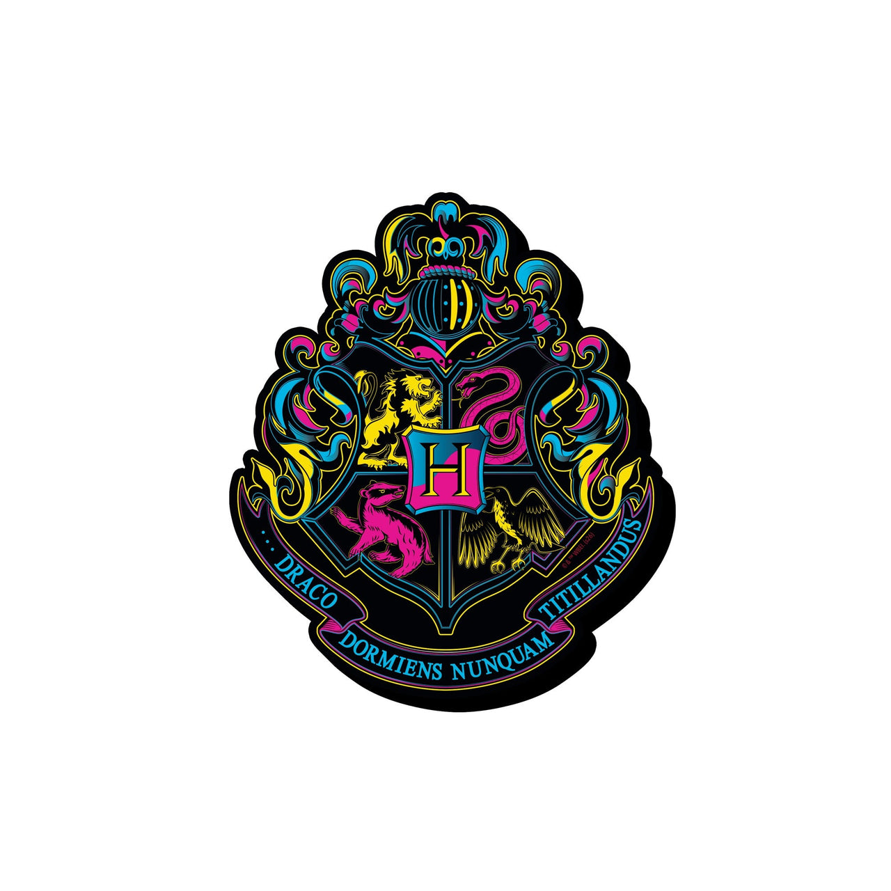 Harry Potter Neon Crest Funky Chunky Magnet – 3 PC PPK ($3.70 each)