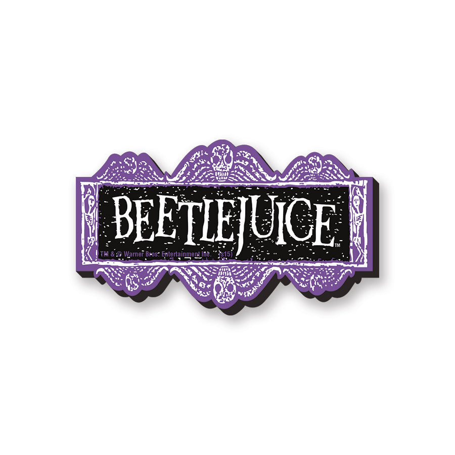Beetlejuice Logo Funky Chunky Magnet – 3 PC PPK