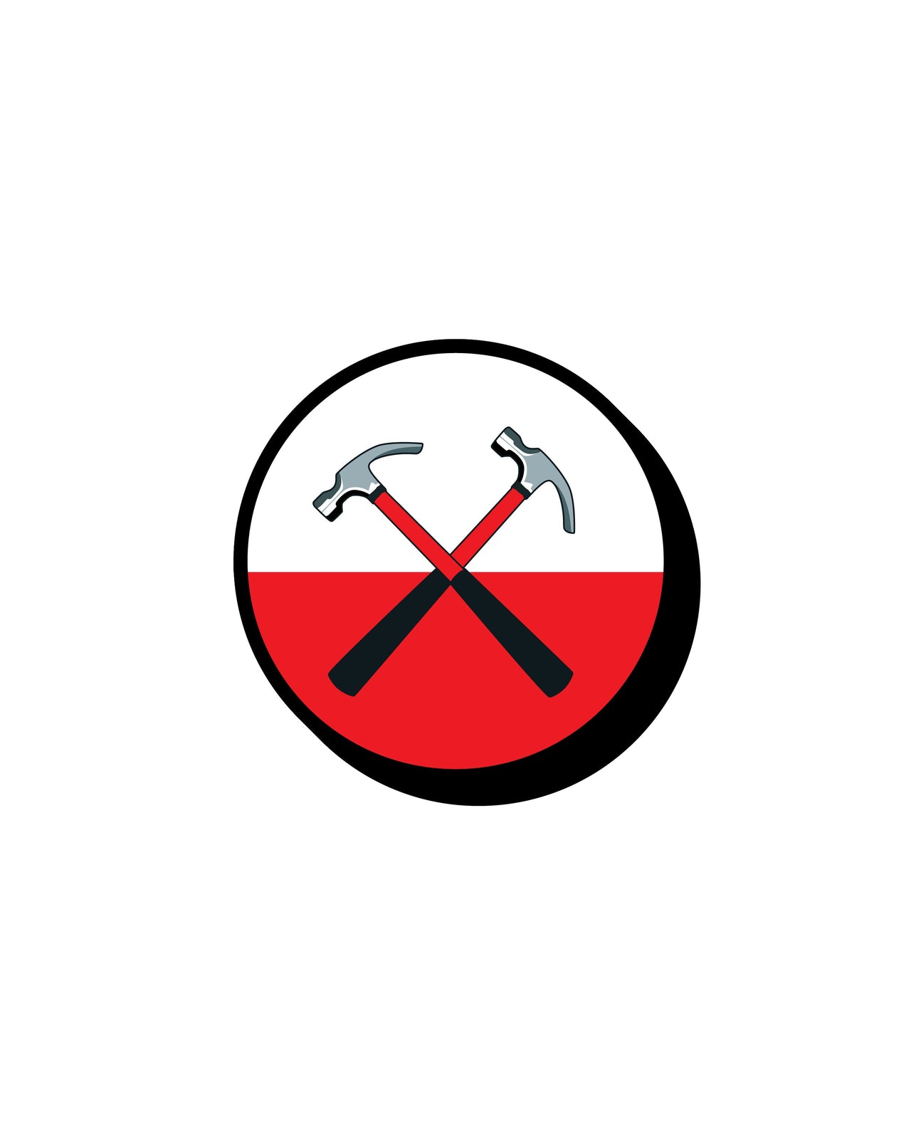 Roger Waters Hammer Logo Funky Chunky Magnet – 3 PC PPK