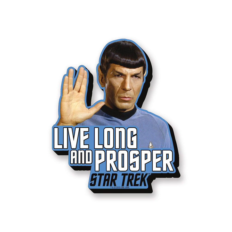 Star Trek - Spock Quote Funky Chunky Magnet – 3 PC PPK