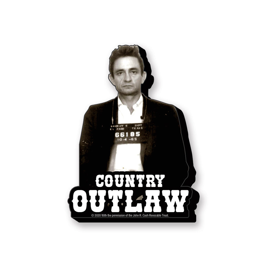 Johnny Cash Outlaw Funky Chunky Magnet – 3 PC PPK