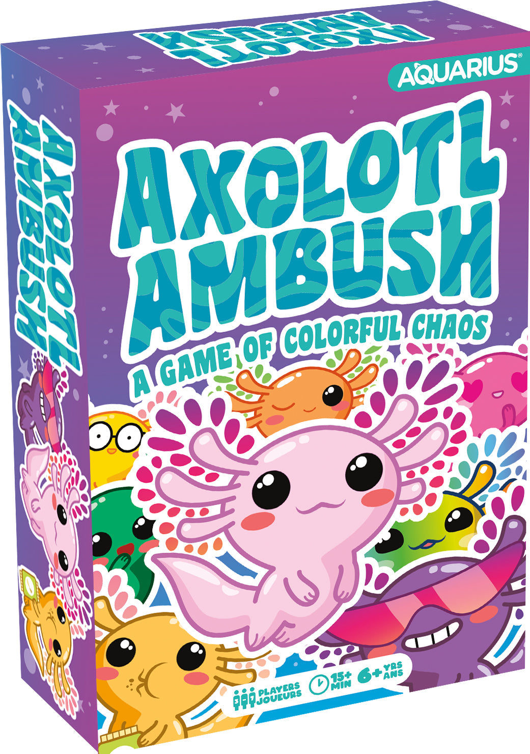 Axolotl Ambush Card Game – 3 PC PPK