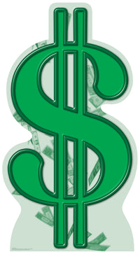 Thumbnail for Dollar Sign - Cardboard Cutout