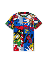 Thumbnail for Money Drip All-Over Print Short Sleeve T-Shirt - Multicolor