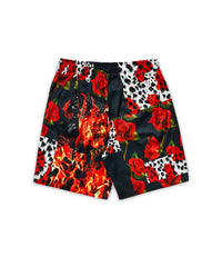 Thumbnail for Fire Hoodie Shorts Set