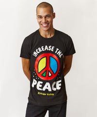 Thumbnail for Increase Peace Short Sleeve T-Shirt - Black