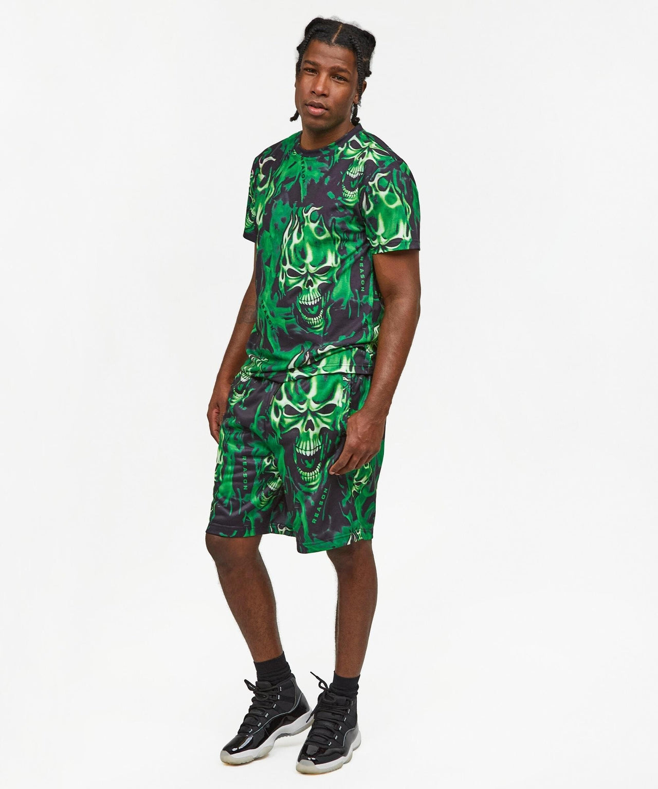 Skull Rider T-Shirt & Shorts Set