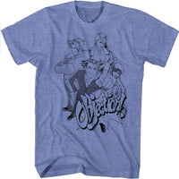 Thumbnail for ACE ATTORNEY-FIRST CAST-LIGHT BLUE HEATHER ADULT S/S TSHIRT