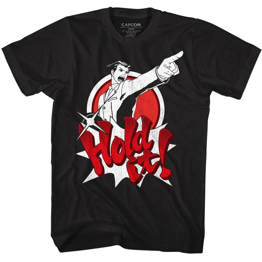 ACE ATTORNEY-JAPAN-BLACK ADULT S/S TSHIRT