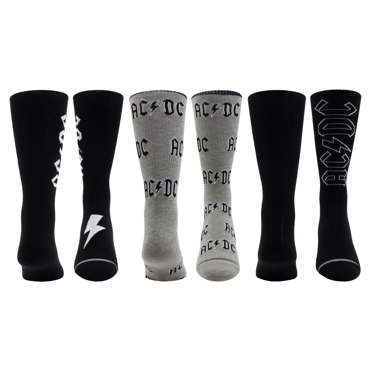 AC/DC ASSORTED CREW, 3PAIR
