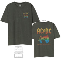 Thumbnail for ACDC CANNON FODDER STONE GRAY UNISEX TEE