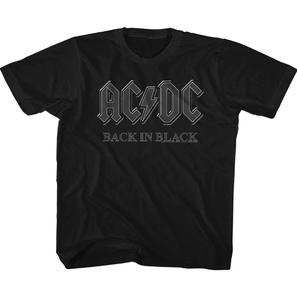 ACDC-BACK IN BLACK-BLACK TODDLER S/S TSHIRT