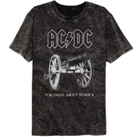 Thumbnail for ACDC-ACDC ABOUT TO ROCK-MINERAL WASH BLACK ADULT S/S TSHIRT