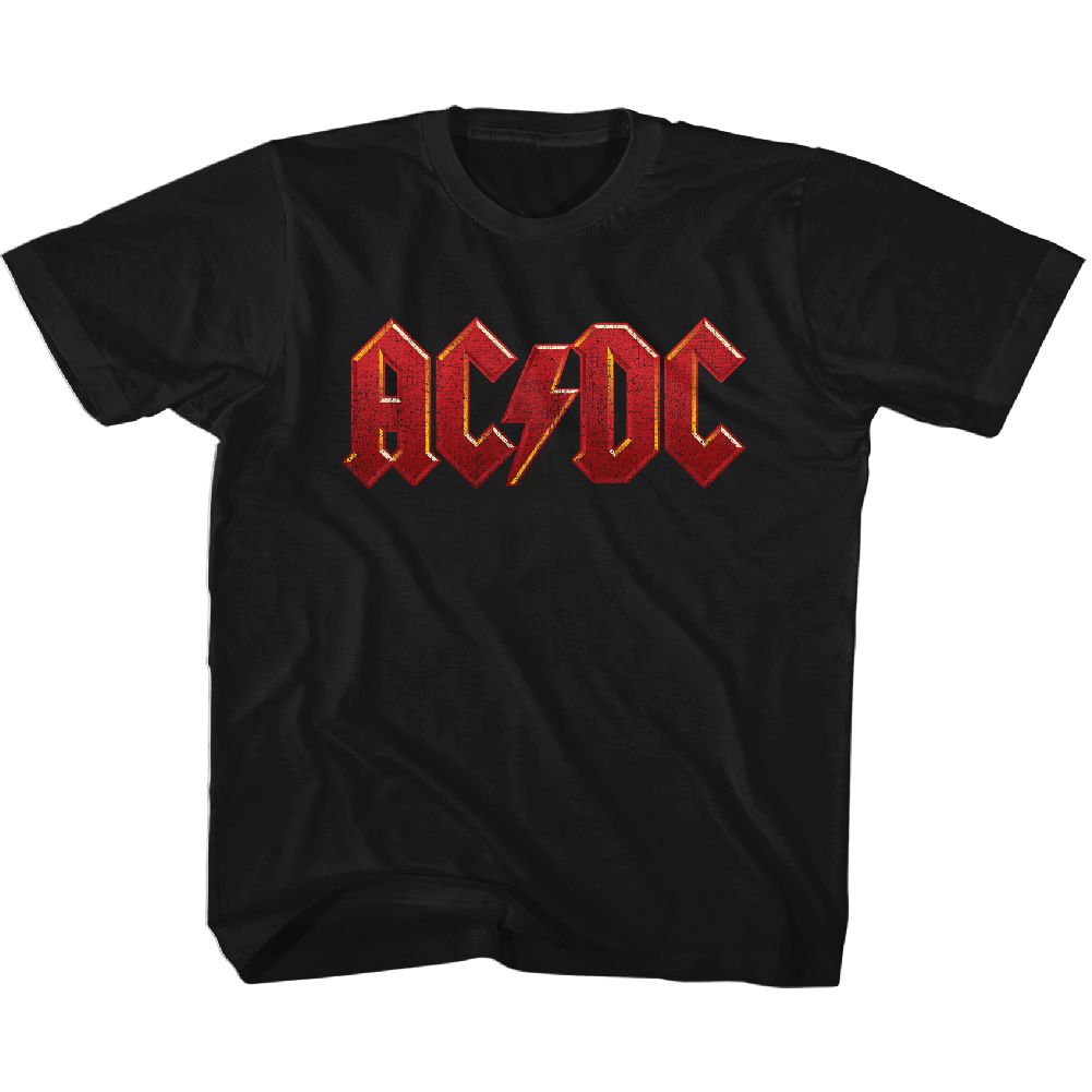 ACDC-DISTRESS RED-BLACK TODDLER S/S TSHIRT