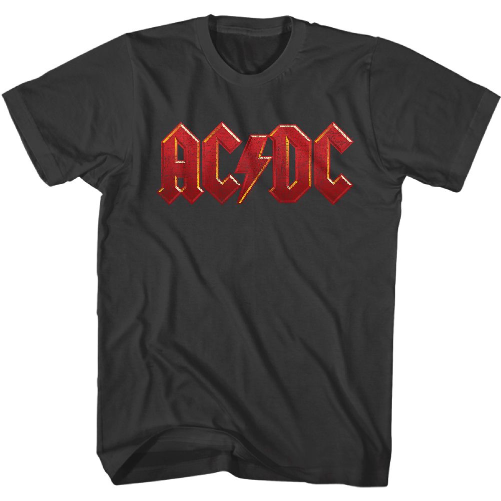 ACDC-DISTRESS RED-SMOKE ADULT S/S TSHIRT