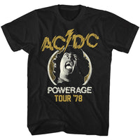 Thumbnail for ACDC-POWERAGE TOUR-BLACK ADULT S/S TSHIRT