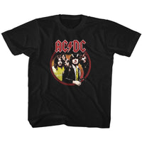 Thumbnail for ACDC-HIGHWAY TO HELL CIRCLE-BLACK YOUTH S/S TSHIRT