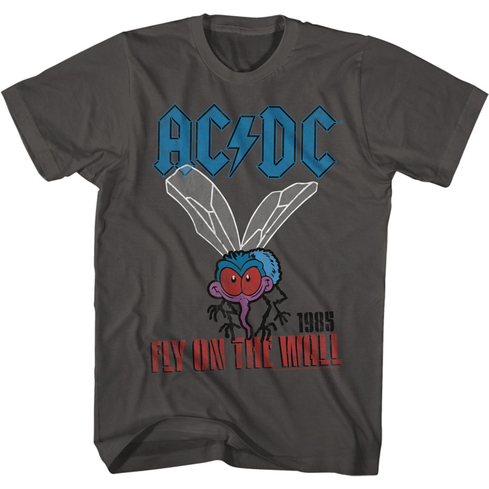 ACDC-FLY ON THE WALL-SMOKE ADULT S/S TSHIRT