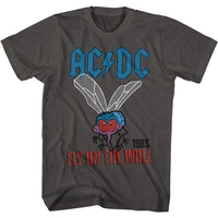 Thumbnail for ACDC-FLY ON THE WALL-SMOKE ADULT S/S TSHIRT