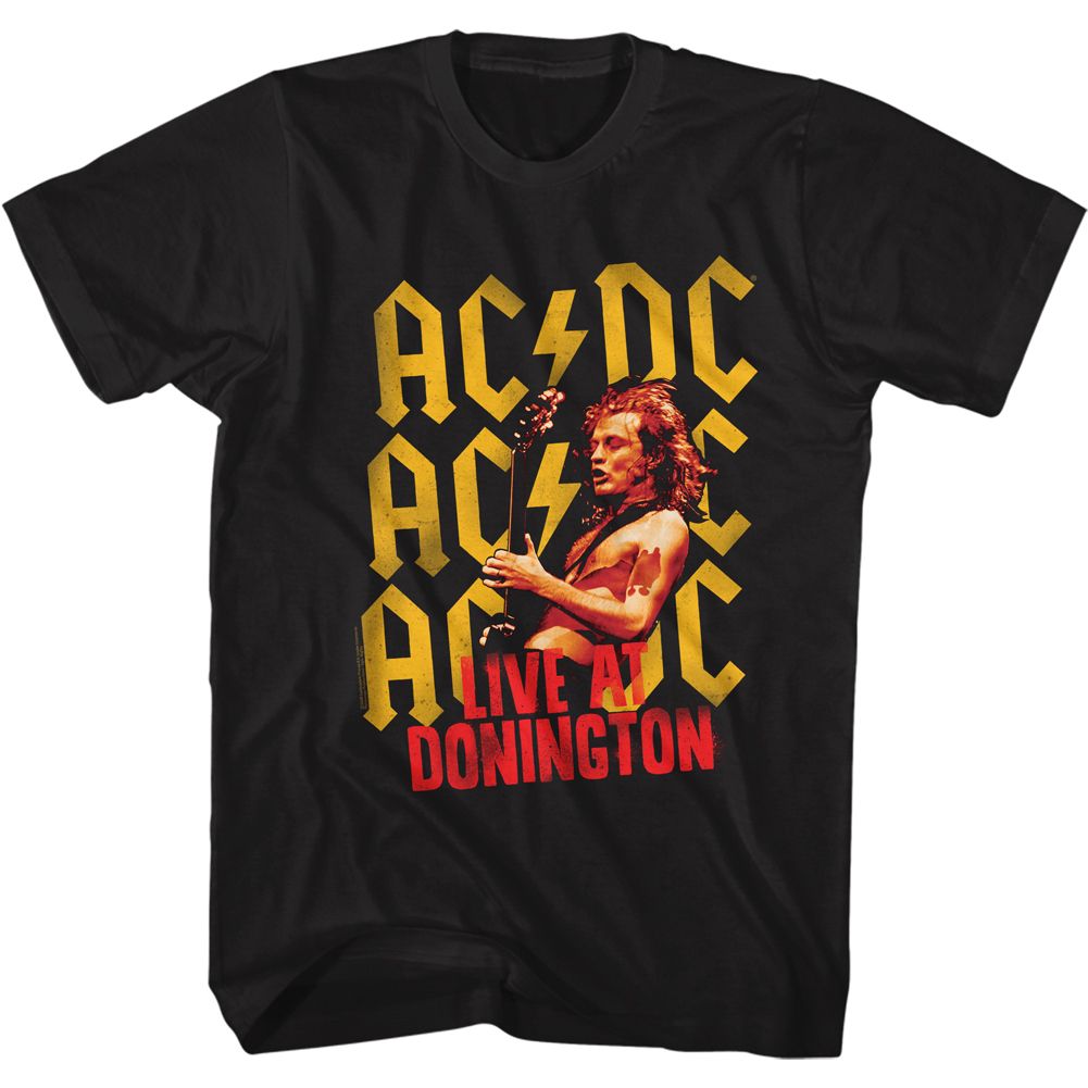 ACDC-DONINGTON-BLACK ADULT S/S TSHIRT