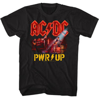 Thumbnail for ACDC-PWRUP BAND PHOTO-BLACK ADULT S/S TSHIRT