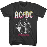 Thumbnail for ACDC-ACDC CIRCLE STARS-SMOKE ADULT S/S TSHIRT