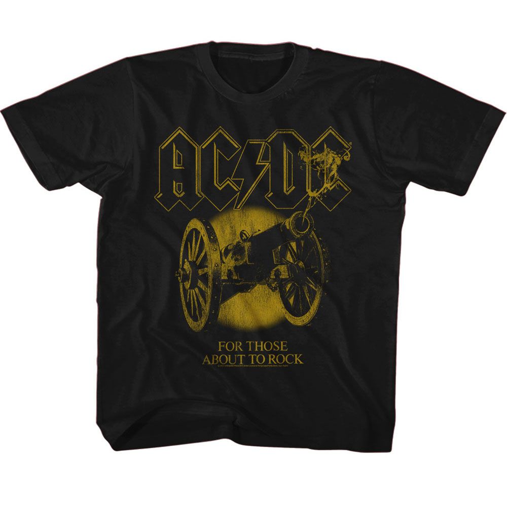 ACDC-ACDC MONOCHROME FTATR-BLACK TODDLER S/S TSHIRT