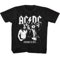 Thumbnail for ACDC-ACDC BW HIGHWAY PHOTO-BLACK TODDLER S/S TSHIRT