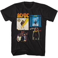 Thumbnail for ACDC-ACDC MULTI ALBUMS-BLACK ADULT S/S TSHIRT