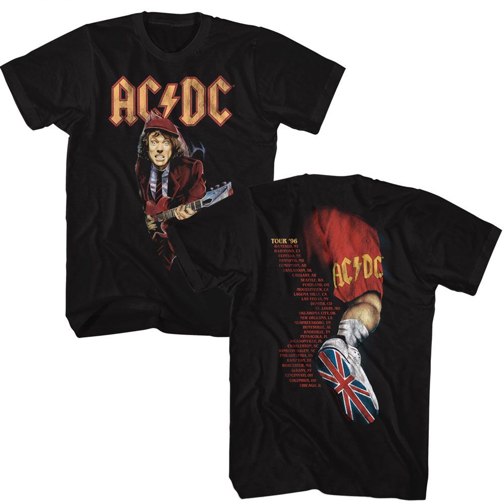 ACDC-ACDC TOUR 96-BLACK ADULT S/S TSHIRT