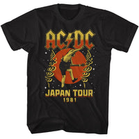 Thumbnail for ACDC-ACDC JAPAN TOUR 1981-BLACK ADULT S/S TSHIRT