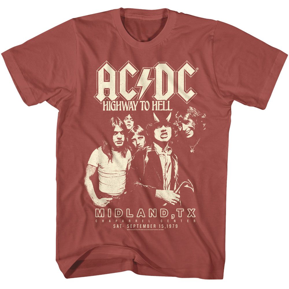 ACDC-ACDC HTH TEXAS-TERRACOTTA ADULT S/S TSHIRT