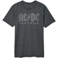 Thumbnail for ACDC-ACDC BIB LOGO-BLACK ADULT S/S VINTAGE WASH TSHIRT