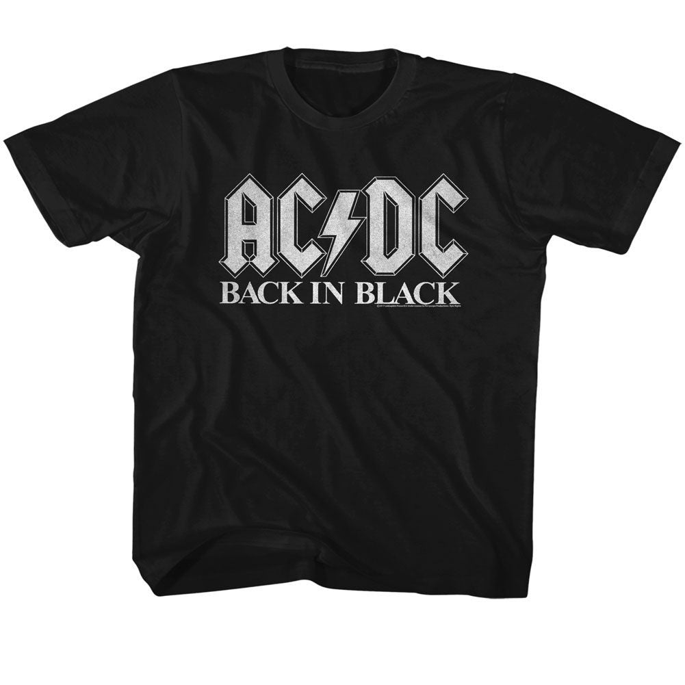 ACDC-BACK IN BLACK 2-BLACK TODDLER S/S TSHIRT