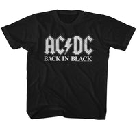 Thumbnail for ACDC-BACK IN BLACK 2-BLACK YOUTH S/S TSHIRT