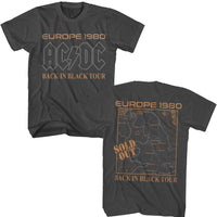 Thumbnail for ACDC-ACDC EUROPE 1980-SMOKE ADULT S/S TSHIRT